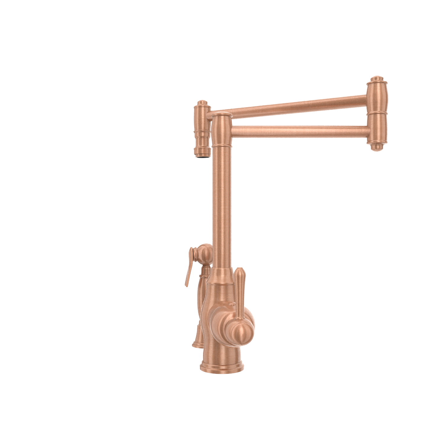 One-Handle Copper Pot Filler Kitchen Faucet with Side Sprayer - AK96918P1