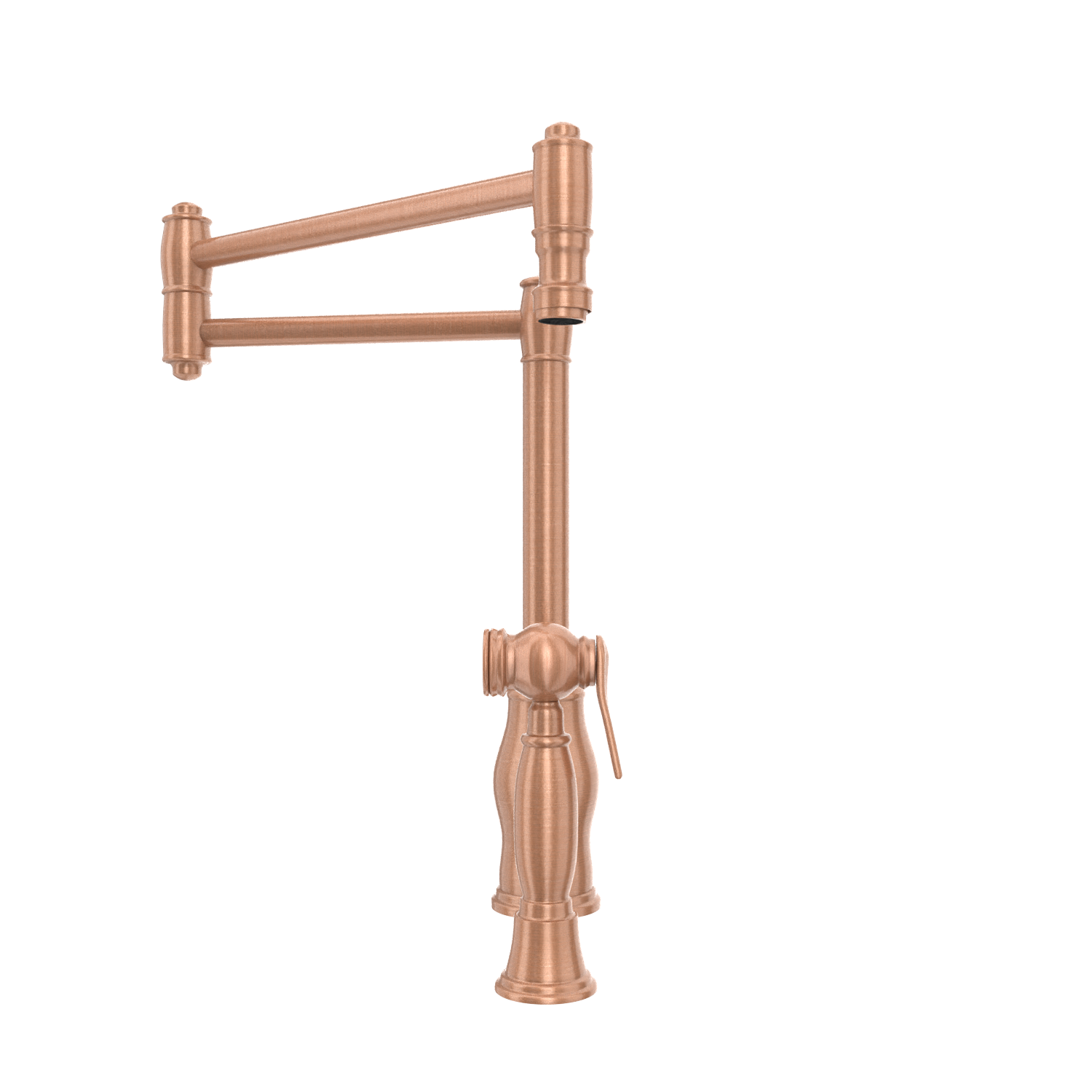 One-Handle Copper Pot Filler Kitchen Faucet with Side Sprayer - AK96918P1