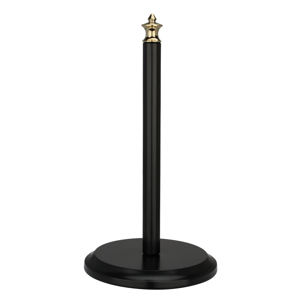  Modern Black and Gold Standing Paper Towel Holder - Sturdy Tear  Assist Brushed Brass Style Sturdy Paper Towel Dispenser Stand: Home &  Kitchen