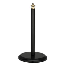 Black and Gold Paper Towel Holder Roll Dispenser Stand for Kitchen Cou