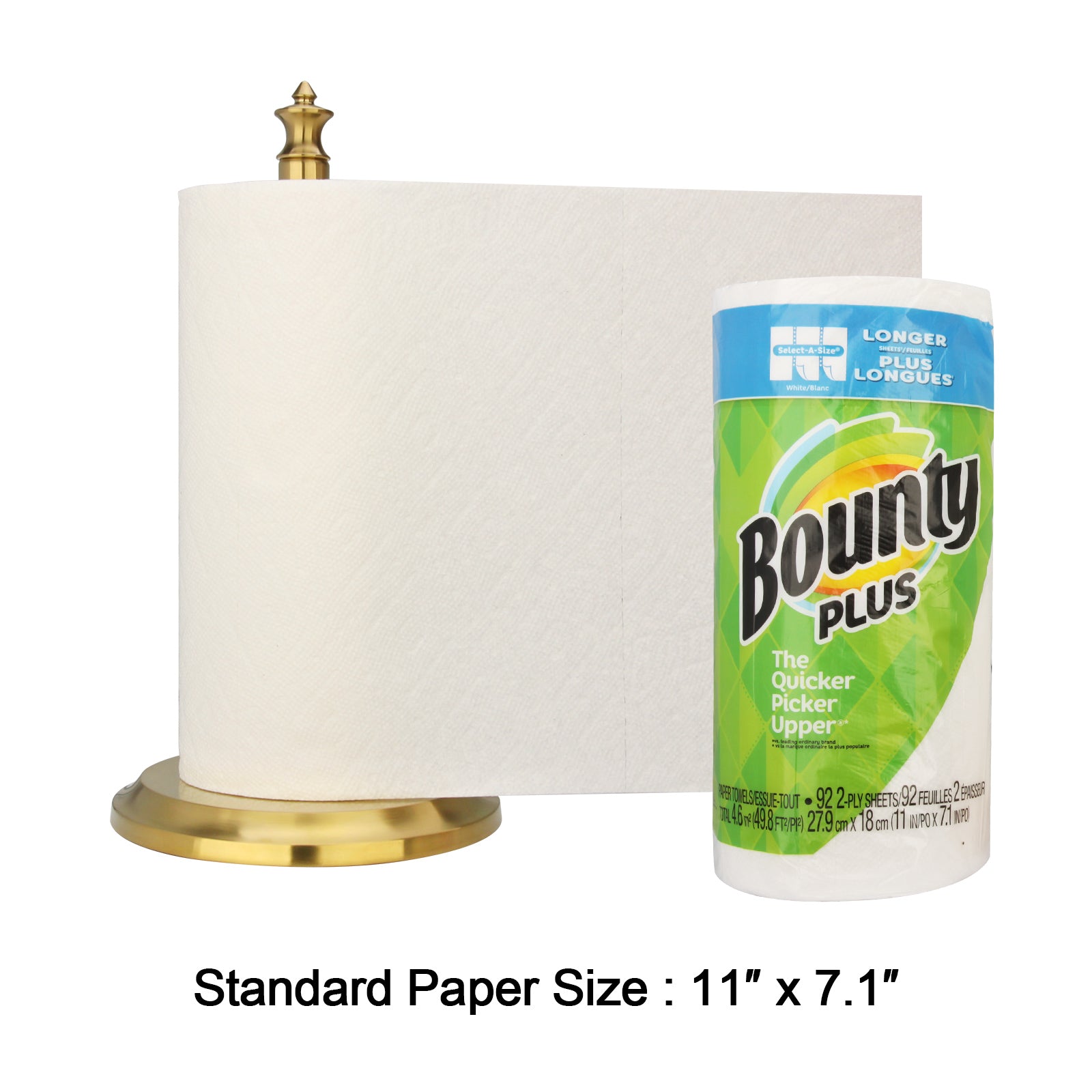 Modern paper towel holder