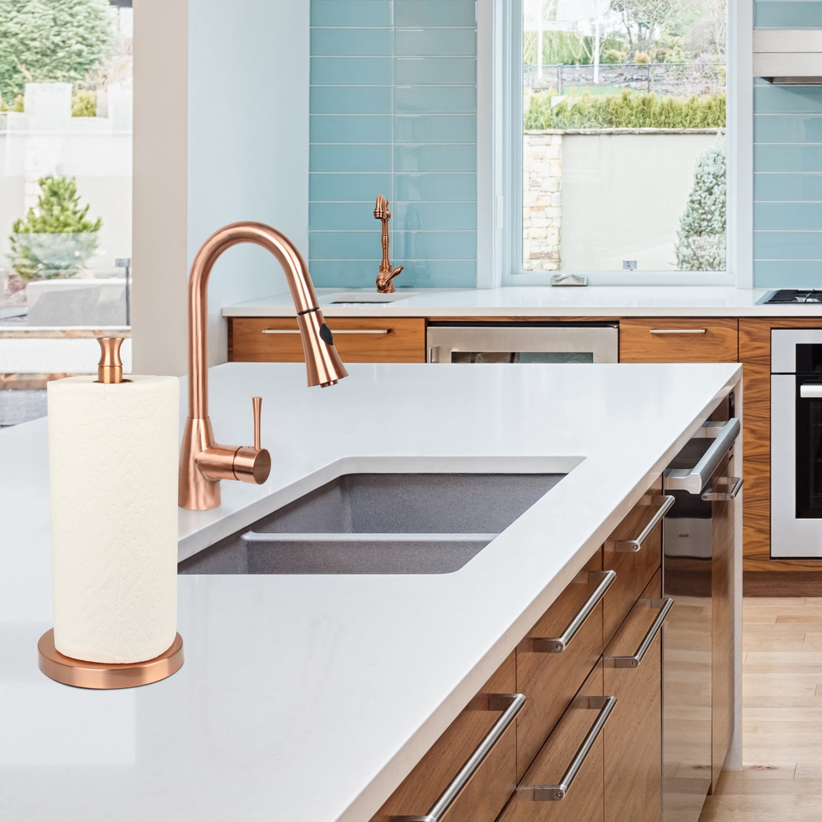 Countertop paper towel holder
