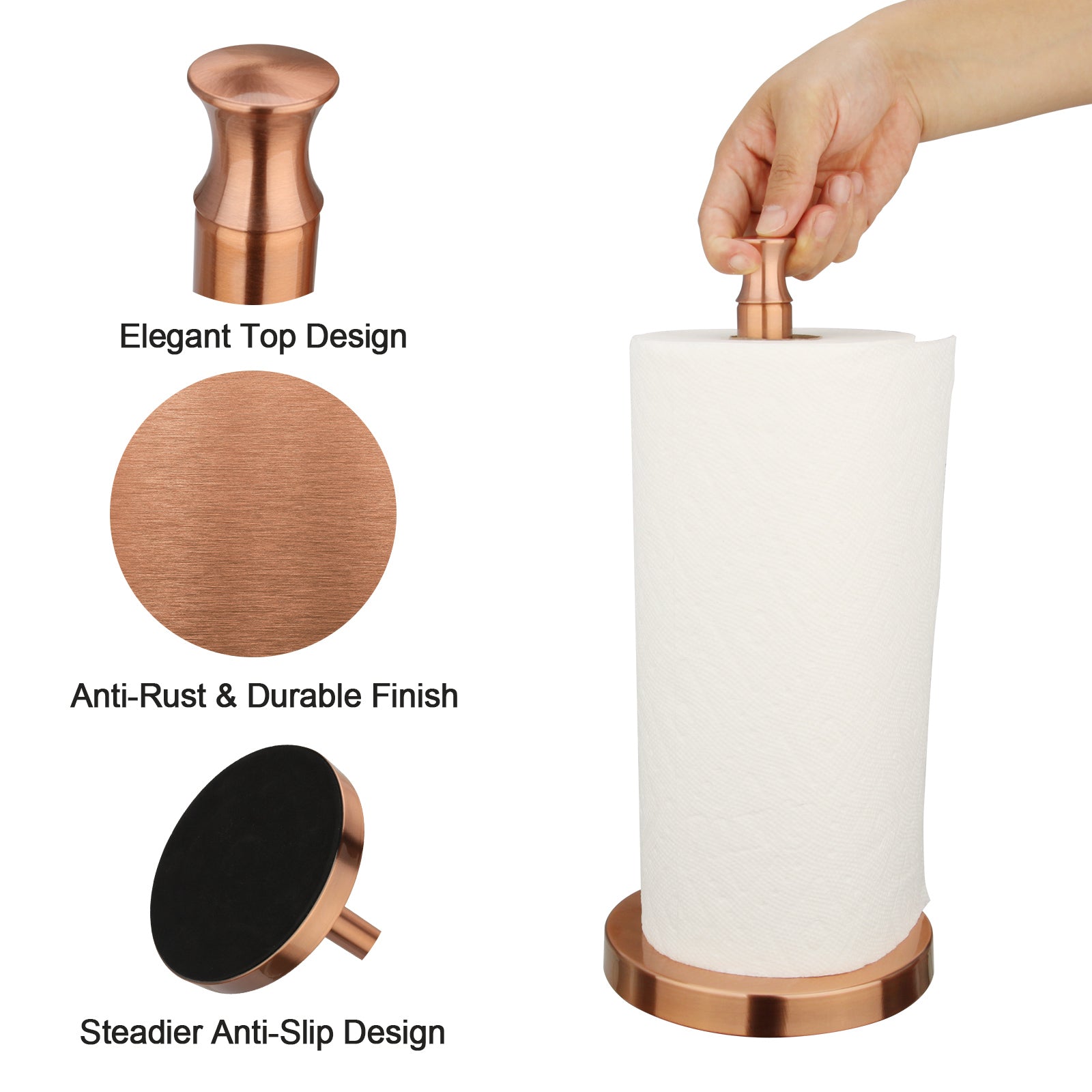 Modern paper towel holder