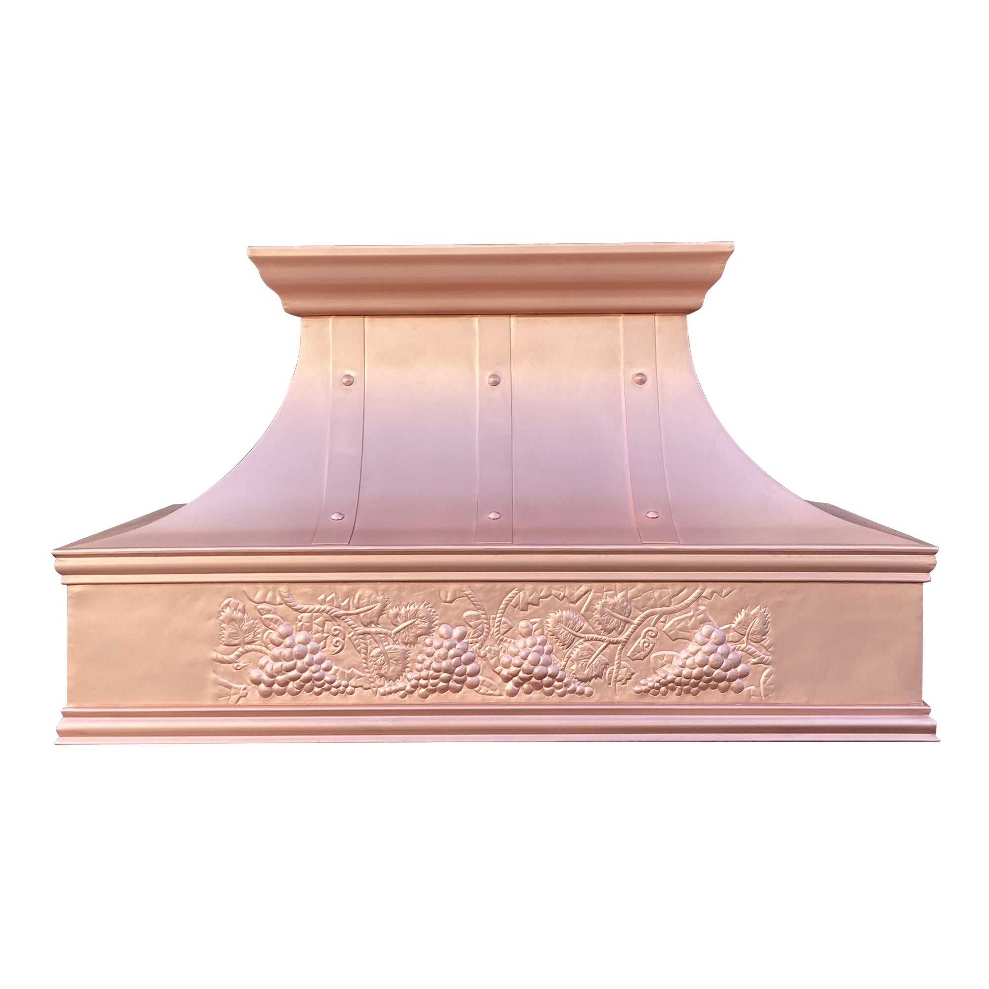 Modern copper range hood