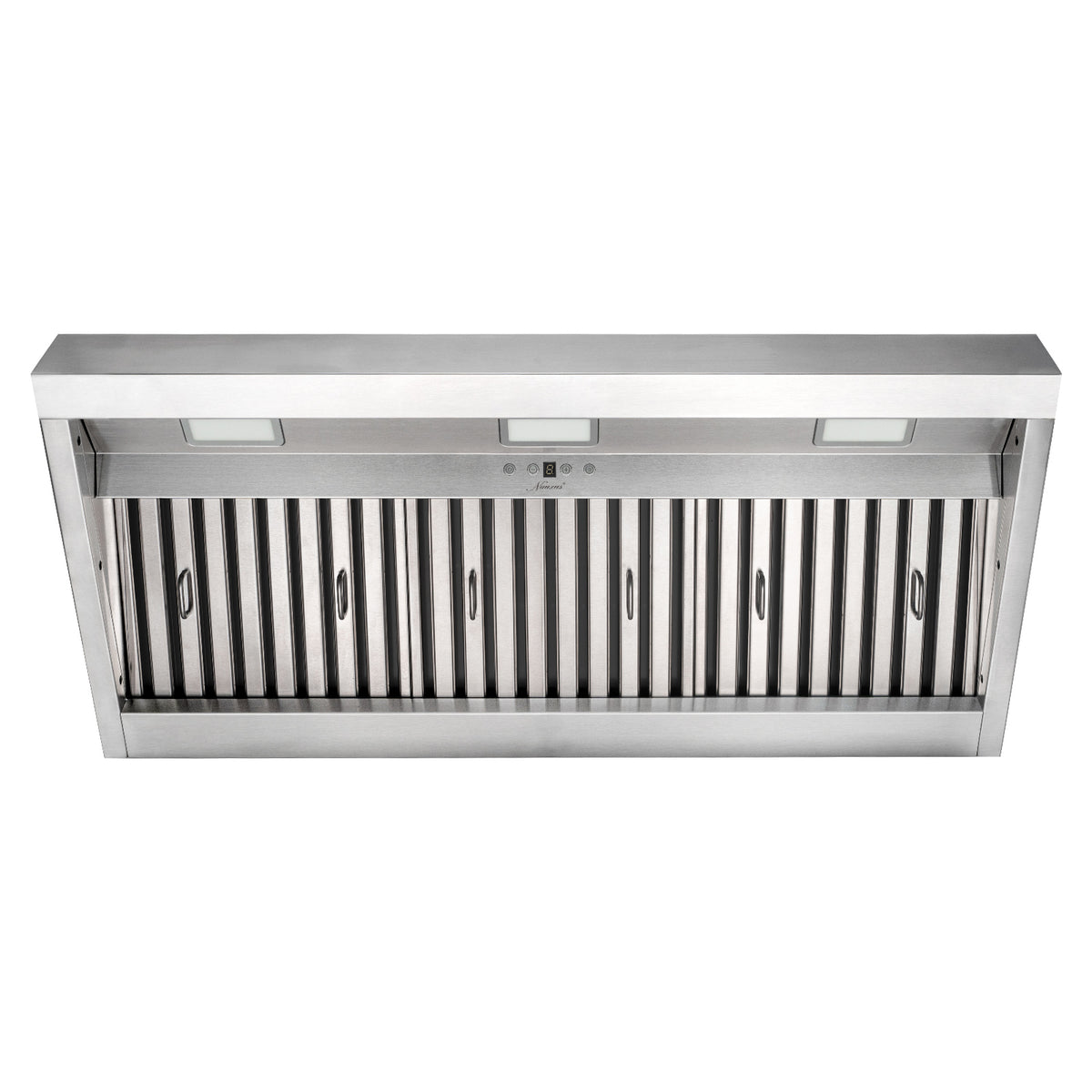 42 Inch Insert/Built-in Range Hood, Ultra Quiet, Powerful Suction Stainless Steel 8'' Duct Kitchen Vent Hood with Dimmable LED Light, 4-Speeds 1200CFM