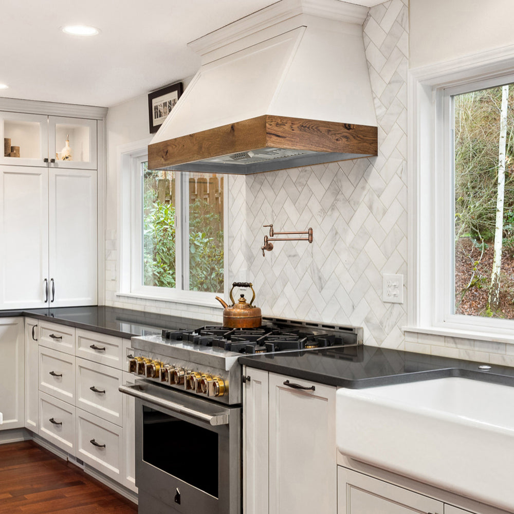 30“ Range Hood Insert, 600 CFM Built-in Stainless Steel Kitchen Hood w