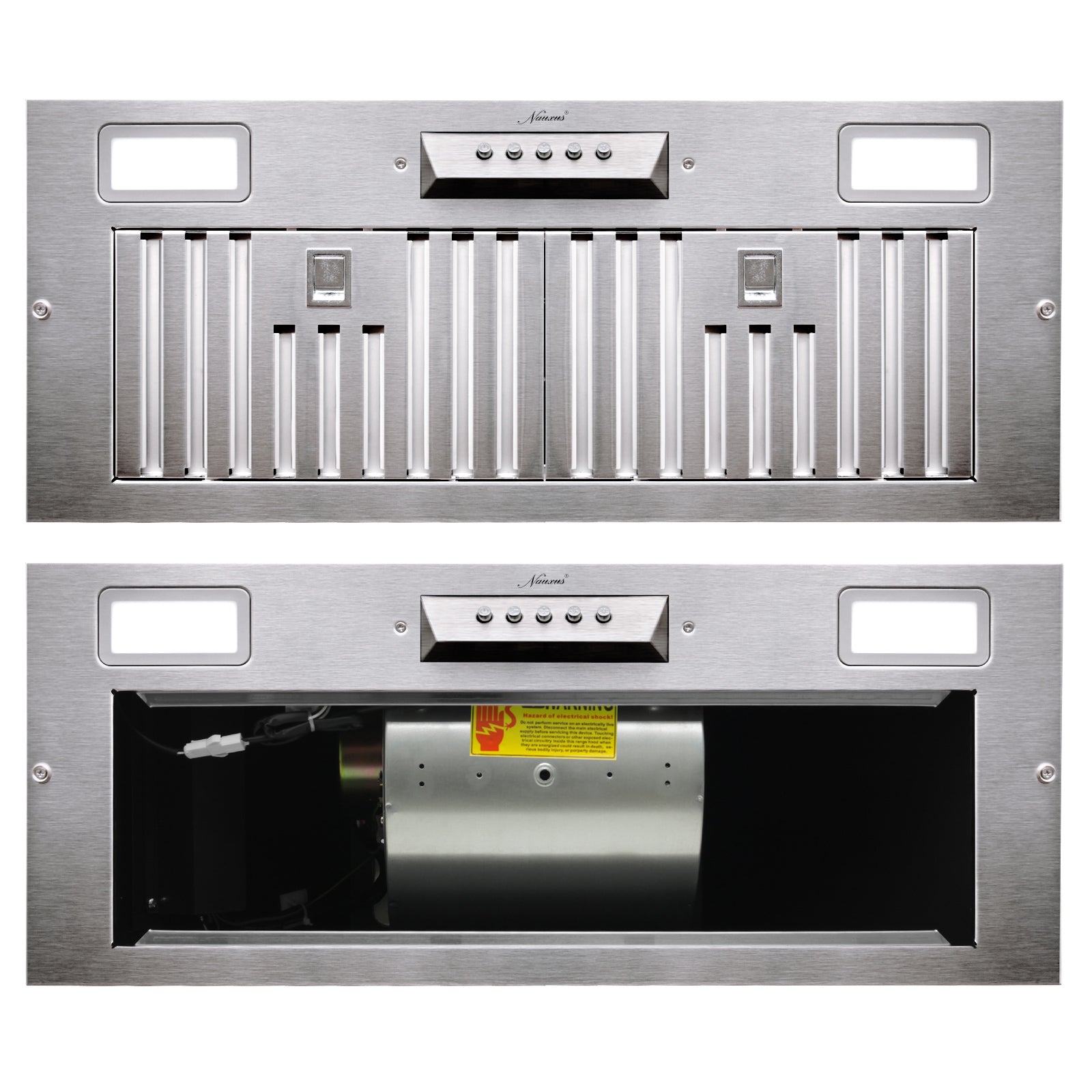 Akicon 30-in 600-CFM Ducted Stainless Steel Under Cabinet Range Hoods Insert  with Charcoal Filter in the Undercabinet Range Hoods department at