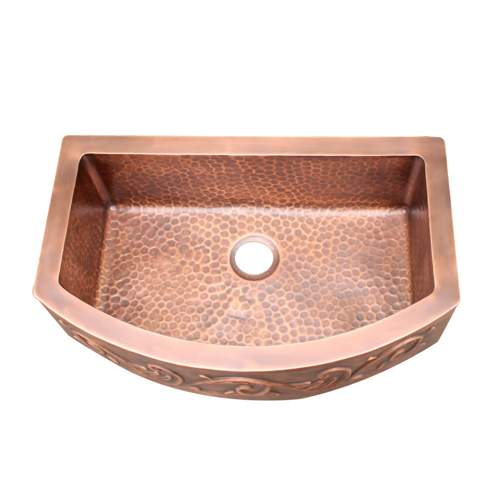 custom-hammered-copper-handcrafted-sink