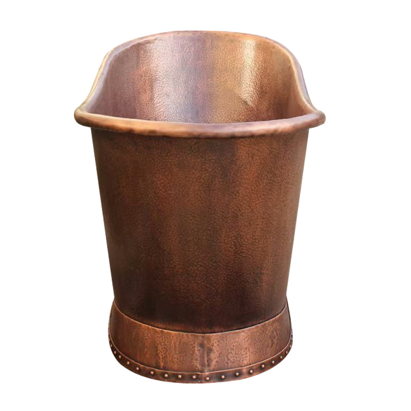 freestanding-copper-ceramic-bathtub