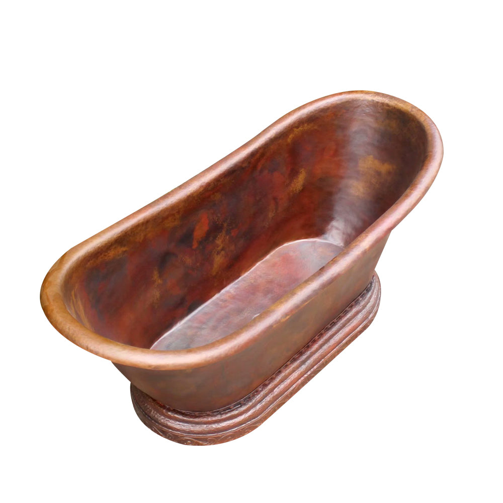 freestanding-copper-ceramic-designer-bathtub