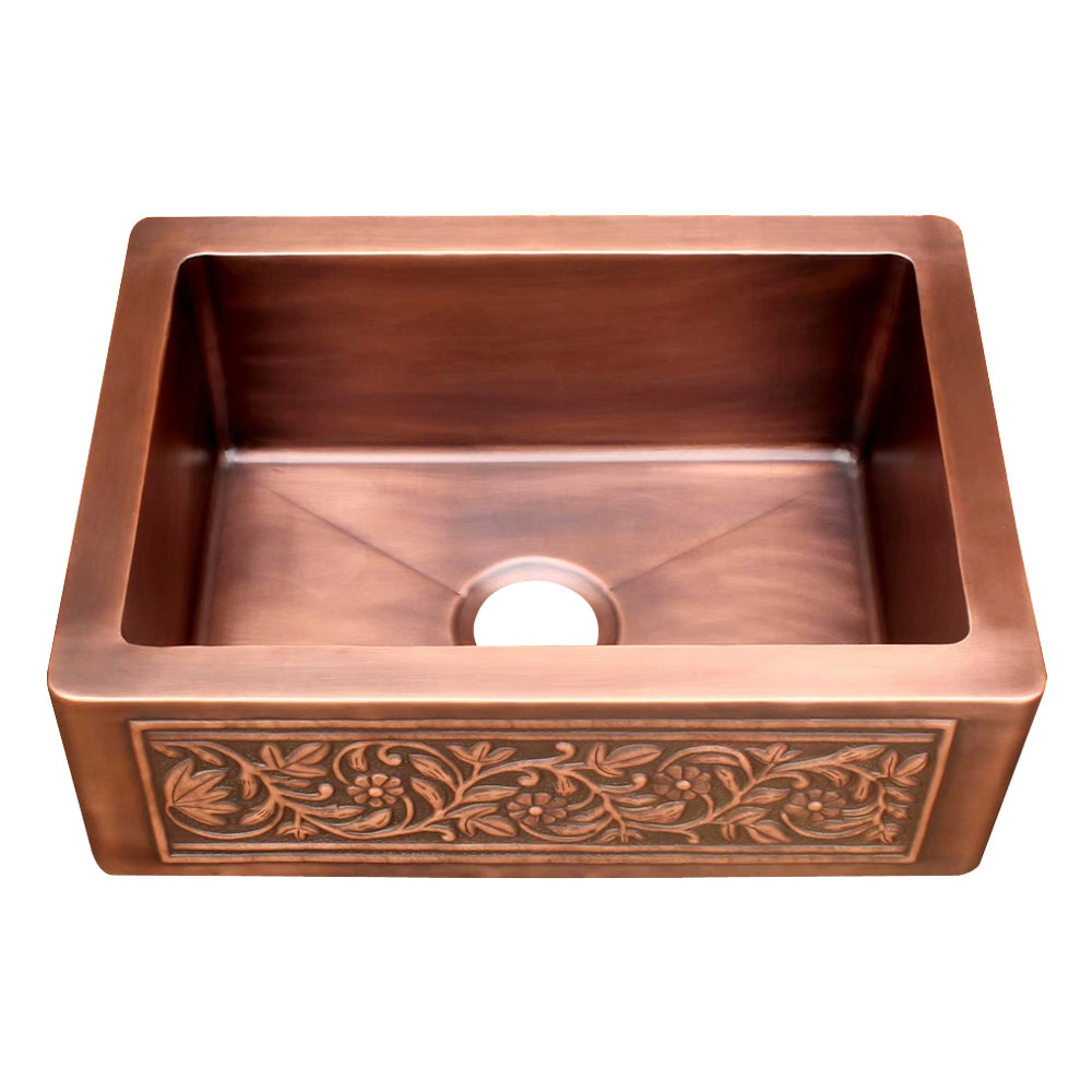 handcrafted-copper-rustic-sink