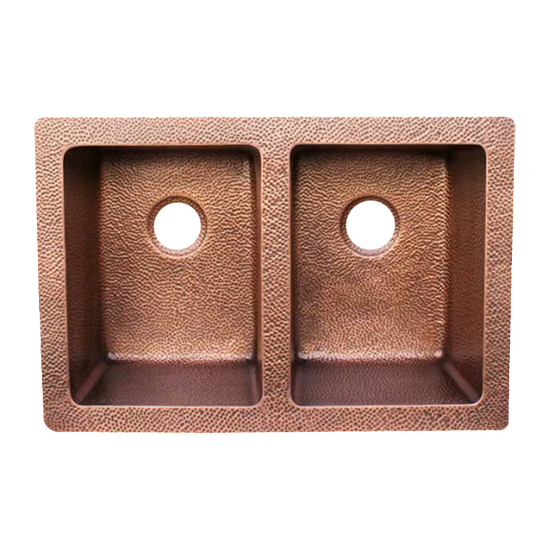 handcrafted-hammered-copper-farmhouse-sink