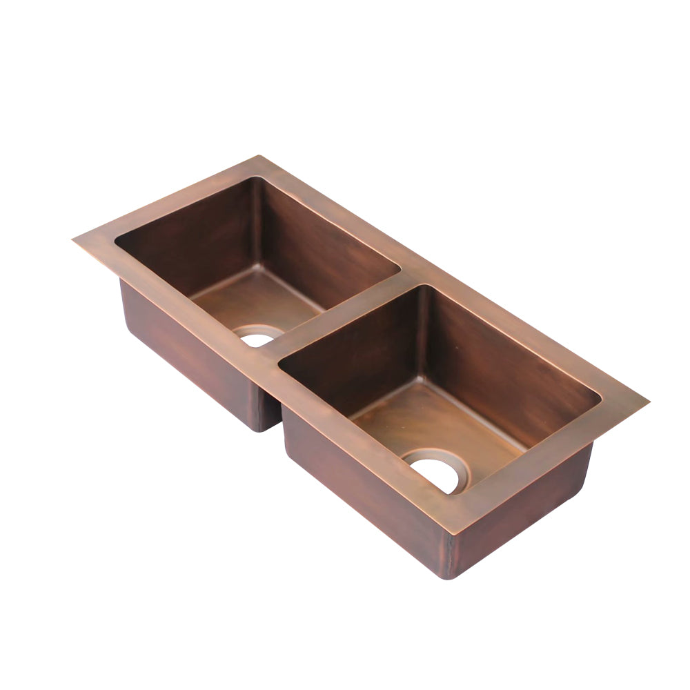 handmade-undermount-copper-kitchen-basin
